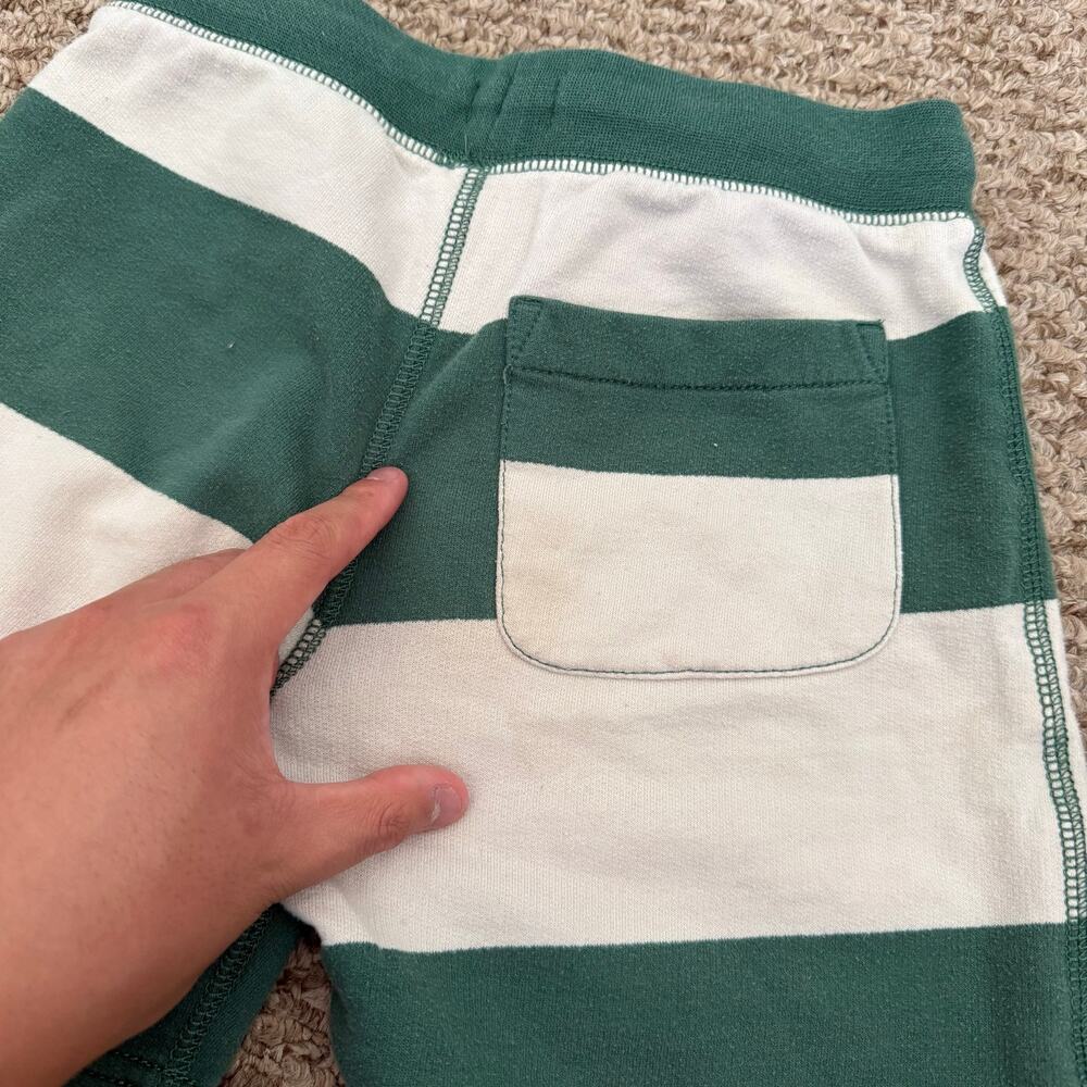 Green/White Preppy Terrycloth Crewcuts Boy’s Loungewear Casual Shorts Sz Small - Picture 6 of 6